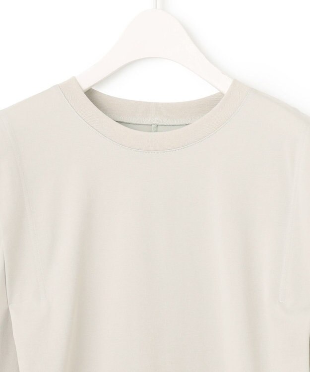 ICB 【接触冷感・UVケア・洗える】コンフォートプレーティング デザインカットソー ピスタチオ系