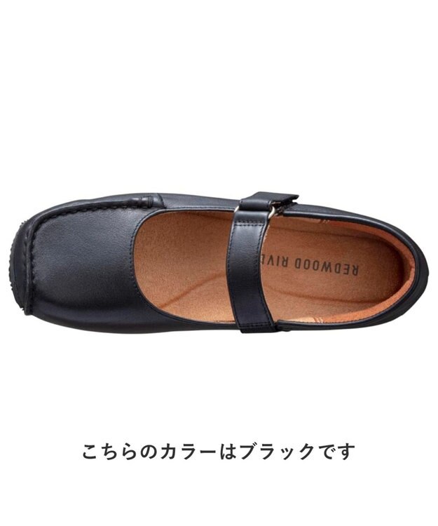 REGAL FOOT COMMUNITY 【レッドウッドリバー レディース】R05A メリージェーンシューズ フラットシューズ ダークブラウン