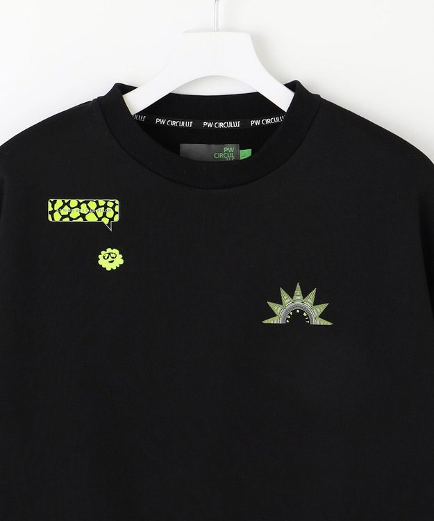 PW CIRCULUS 【MEN】グラフィック スエット ブラック系