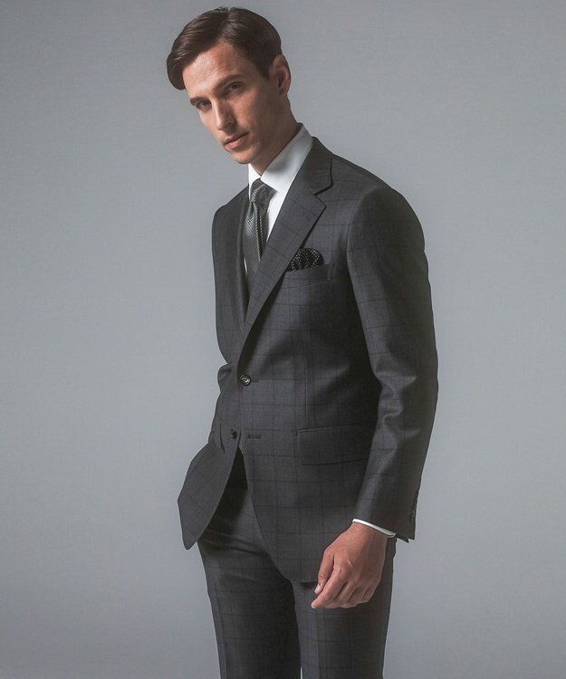 GOTAIRIKU GOTAIRIKU別注【日本製】シルク ネクタイ_チェック グレー系8