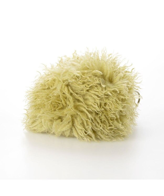 UNBILLION カシュカシュ cachecache / ウェーブファー巾着ショルダー イエロー