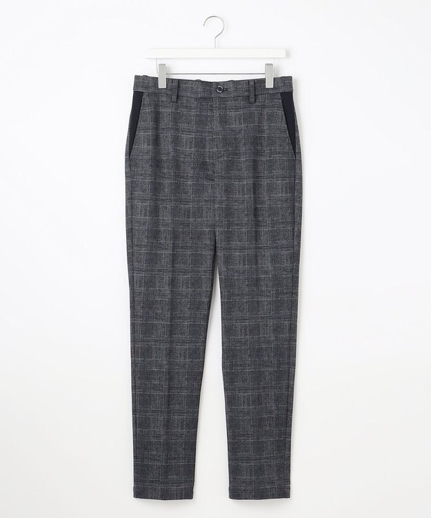 23区GOLF 【MEN】【ストレッチ】チェック柄 ジャージーパンツ ネイビー系5