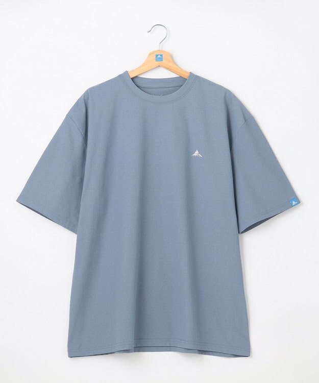 SHARE PARK MENS 【UVカット・吸水速乾・ストレッチ・軽量 】バンダナバックプリントＴシャツ ブルー系