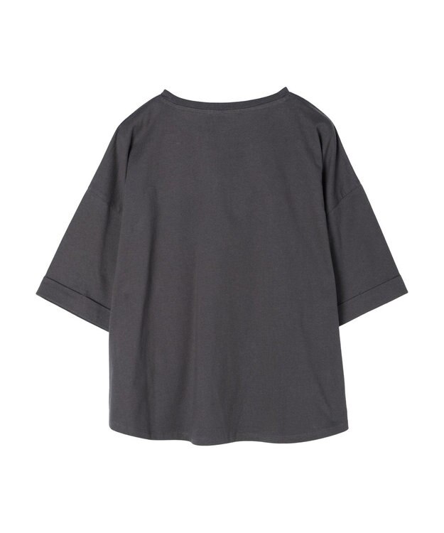 Green Parks インド綿 ＢＩＧサイズアーチロゴ半袖プルオーバー Gray