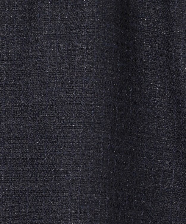 組曲 【KUMIKYOKU NAVY】ラメループモールツイード フレアスカート ネイビー系