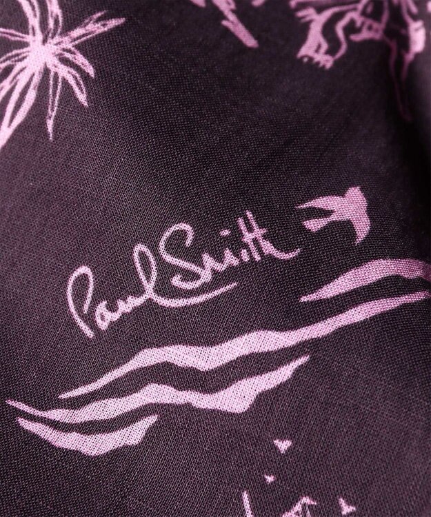 Paul Smith Travel Stories プリント シャツ ダークグレー