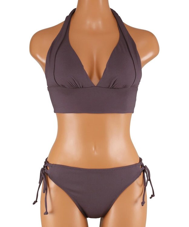 San-ai Resort（三愛水着楽園） ナチュラルだけどしっかり盛れる【ナチュラルアップブラ】　ノンワイヤービキニ　7M・9M　【San-ai Resort（サンアイリゾート）】 グレー