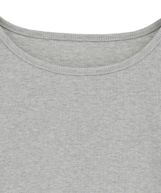 Green Parks ・Ｐｅｔｉｔ　Ｆｌｅｕｒ　リブオーバーサイズＴＥＥ Gray Mixture