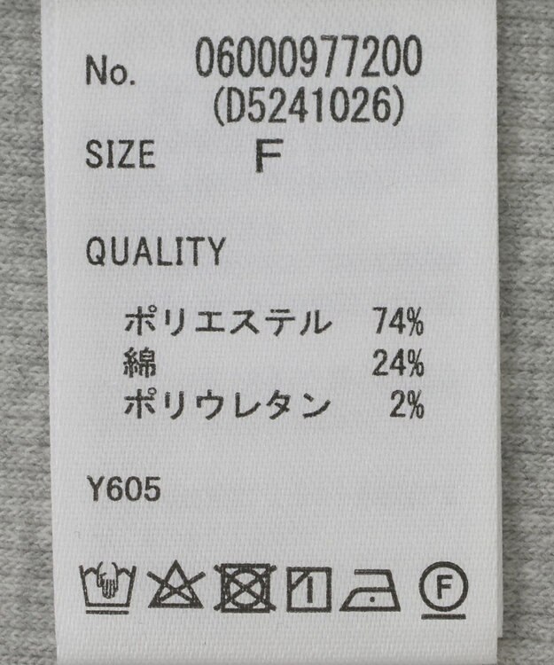 Green Parks ・Ｐｅｔｉｔ　Ｆｌｅｕｒ　リブオーバーサイズＴＥＥ Gray Mixture