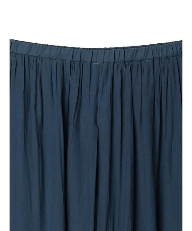 AMERICAN HOLIC エアリーギャザーガウチョパンツ【裏地：接触冷感】 Blue