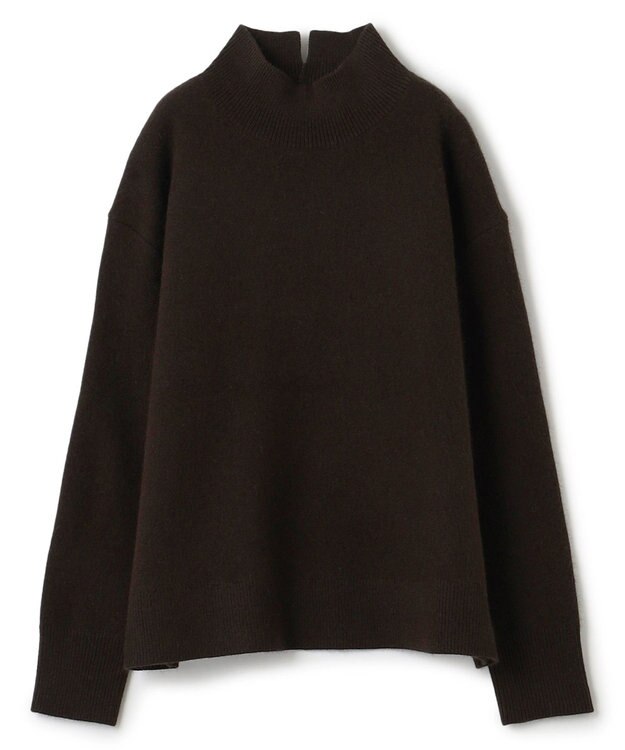 UNFILO 【WEB＆一部店舗限定】へアリースウェット ハイネックニット オリーブグリーン