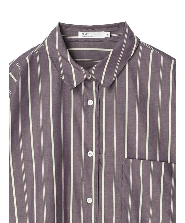CRAFT STANDARD BOUTIQUE レギュラーカラーシャツ Purple