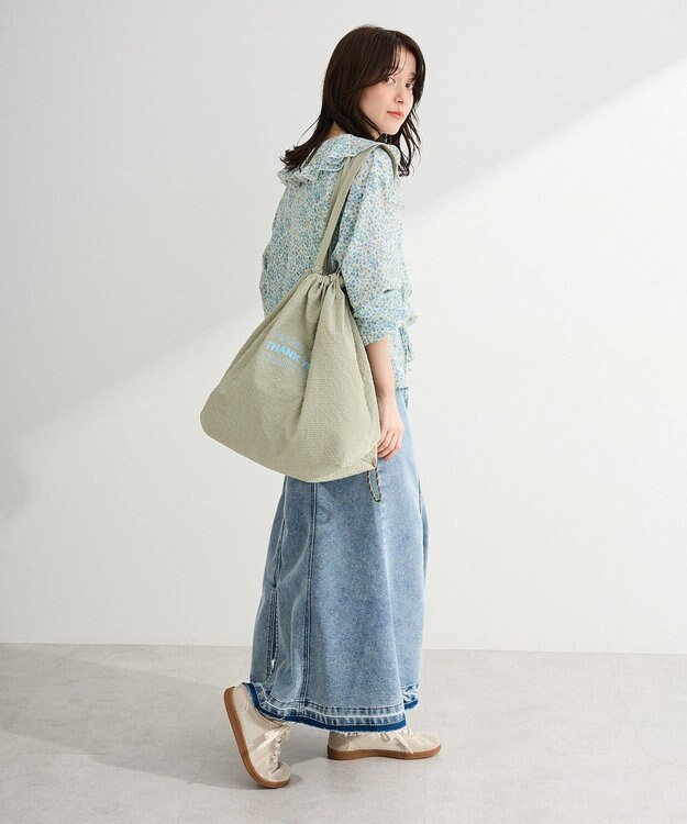 Green Parks ドロストトートバッグ Khaki