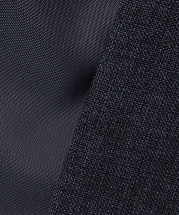 Feroux 【洗える】パールボタンジャケット×スカート セットアップ ネイビー系