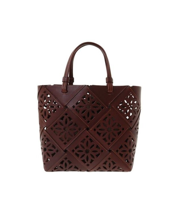 genten サスカットバスケット手提げバッグ＜M＞ ノウチャ