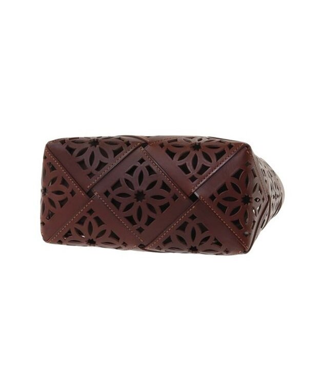 genten サスカットバスケット手提げバッグ＜M＞ ノウチャ