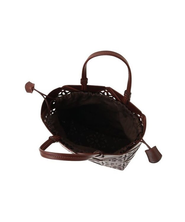 genten サスカットバスケット手提げバッグ＜M＞ ノウチャ