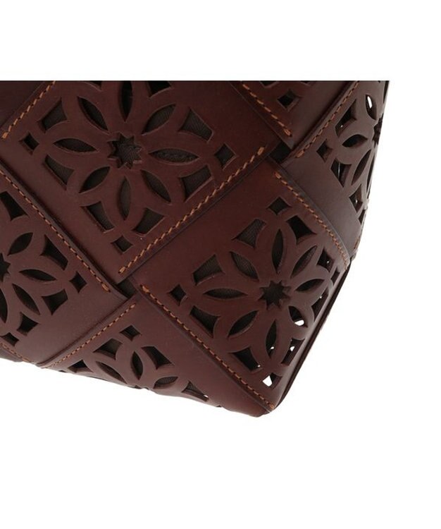 genten サスカットバスケット手提げバッグ＜M＞ ノウチャ