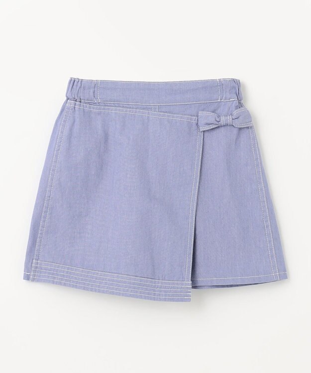 組曲 KIDS 【110-140cm】デニム ショートパンツ ブルー系