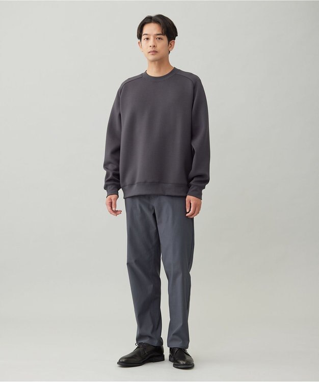 UNFILO MENS COTTON TOUCH 機能美パンツ ストレート チャコール