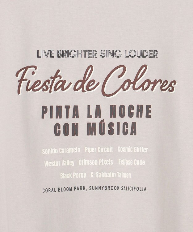 ANY L ANYファンクションロゴTシャツ グレージュ