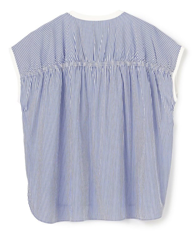 UNFILO BEAUTY FORM-T バックシャーリング Tシャツ オフ×ストライプ