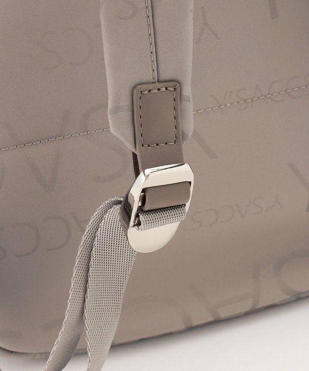 Y'SACCS ロゴジャカード　リュックサック グレージュ