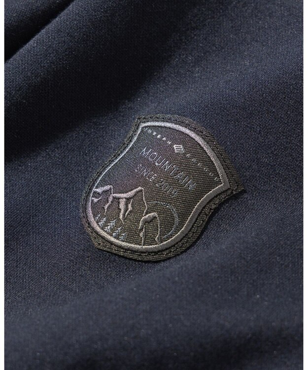 JOSEPH ABBOUD MOUNTAIN 【CREA掲載・接触冷感性/速乾性/放湿性/男女兼用】ICE PACKリバー天竺パーカー ネイビー系