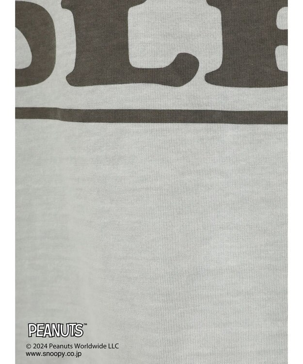 CRAFT STANDARD BOUTIQUE 【ユニセックス】PEANUTS/スヌーピー ゲームシャツTEE Light Gray