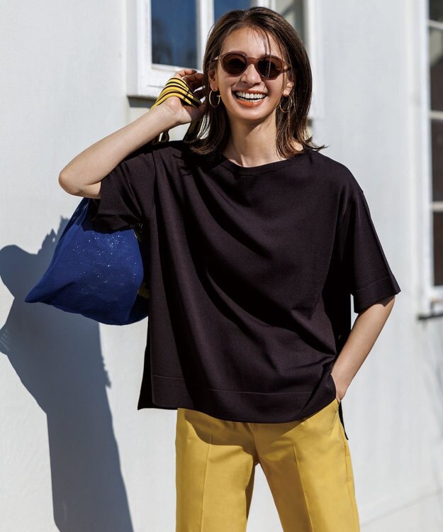 UNFILO FINE MOVE テーパードパンツ [NEW]マリーゴールド