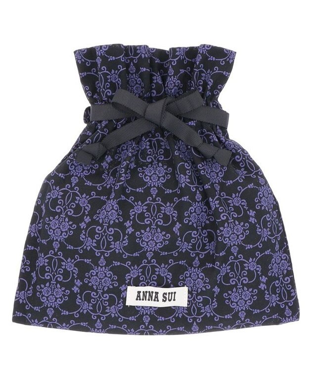 ANNA SUI ロジェ Lファスナー長財布 ブラック