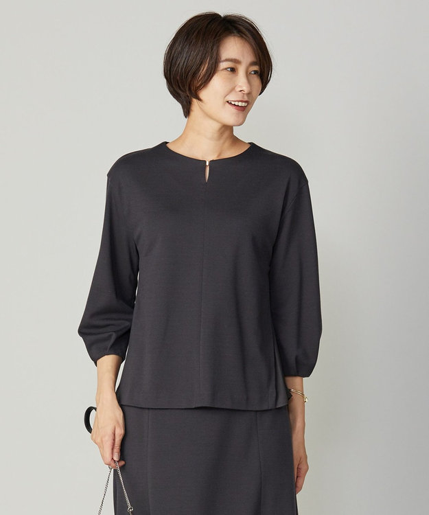 J.PRESS LADIES L セルロースリバー カットソー グレー系