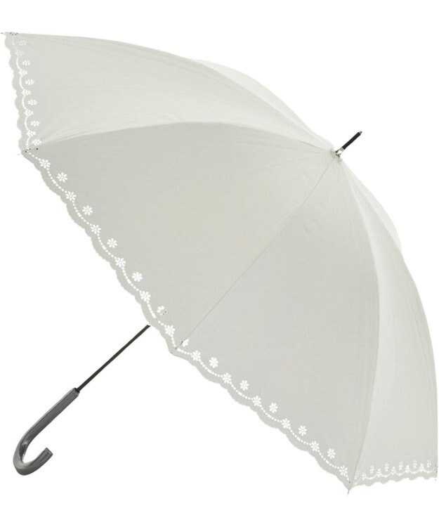 MOONBAT 晴雨兼用日傘 長傘 ヒートカット／遮光 遮熱 UV オフホワイト