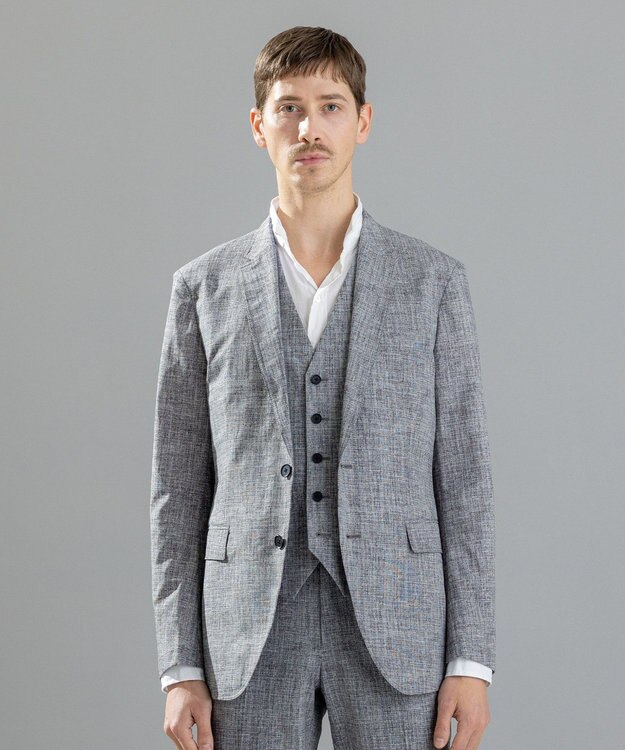 JOSEPH HOMME クールドッツストレッチ　ジャケット ライトグレー系