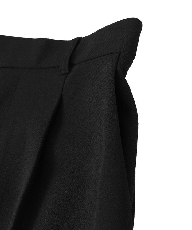 Green Parks Ｏ．きれいシルエットテーパードパンツ Black