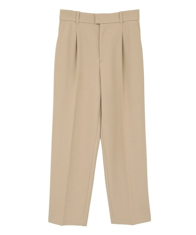 Green Parks Ｏ．きれいシルエットテーパードパンツ Light Beige