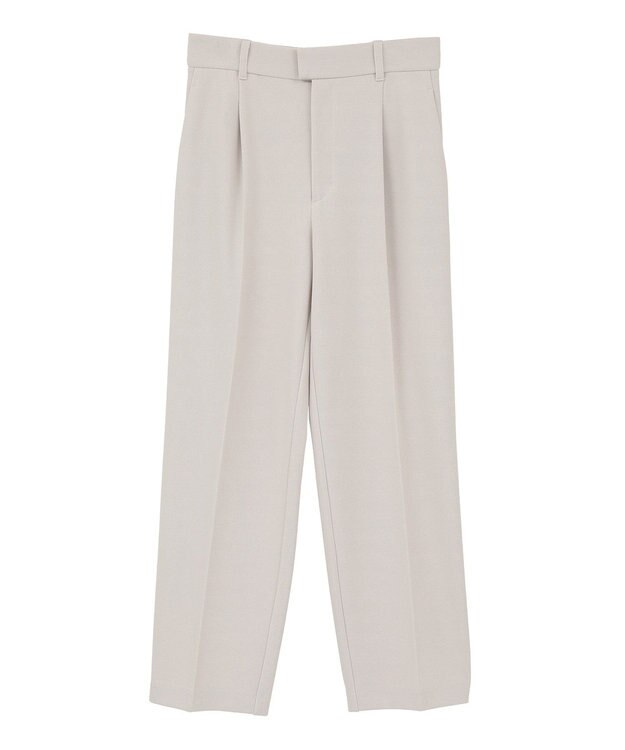 Green Parks Ｏ．きれいシルエットテーパードパンツ Ecru