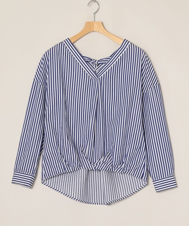 ONWARD Reuse Park 【any FAM】ブラウス春夏 ネイビー