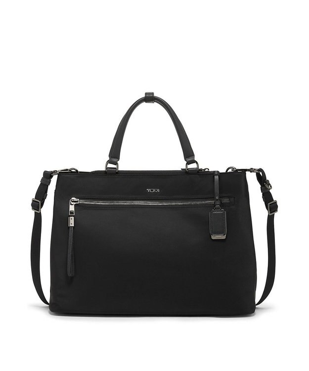 TUMI トートバッグ レディス VOYAGEUR 「シーラ」トート BLACK/GUNMETAL
