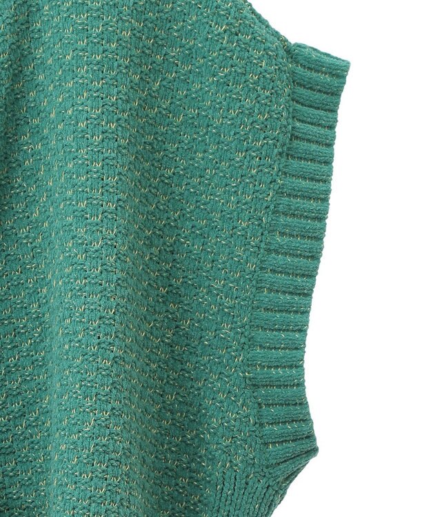 CRAFT STANDARD BOUTIQUE キナリノコラボ/洗える2wayモールニットベスト/24AW Green