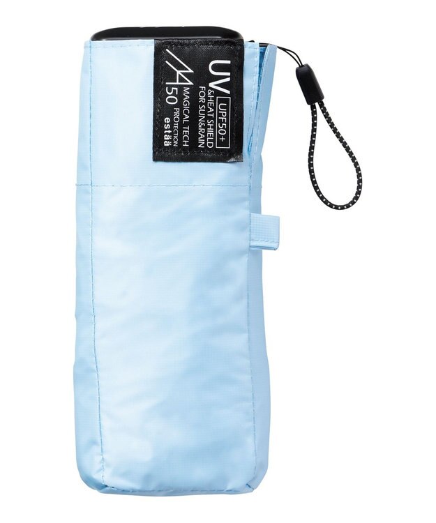 MOONBAT 【遮光100％/超軽量】マジで軽い傘 晴雨兼用折りたたみ日傘 マジカルテックプロテクション 5Flat50 ペールスカイ