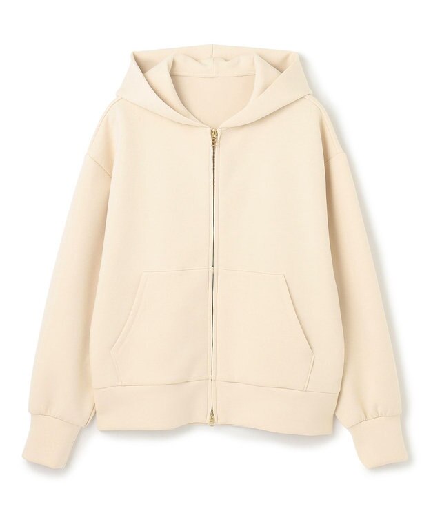 UNFILO 【新色登場/WEB限定】BEAUTY FORM JERSEY ZIPパーカー クリーム