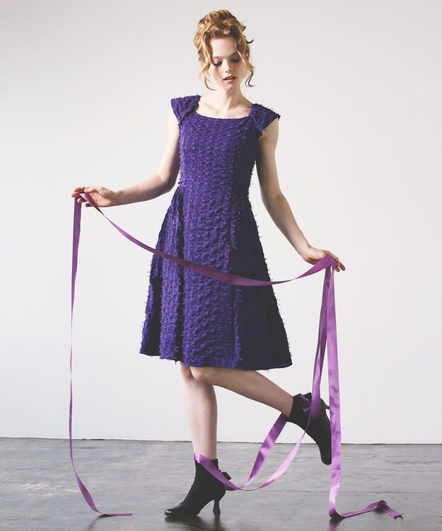 TOCCA 【洗える】BOUTIFUL ドレス パープル系