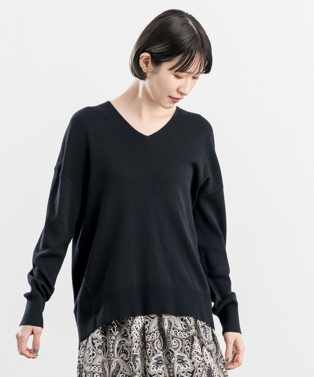 ONWARD Reuse Park 【自由区】ニット春夏 ネイビー