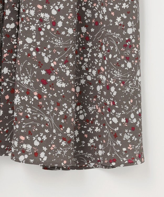 組曲 L プティフラワープリント ワンピース グレー系5
