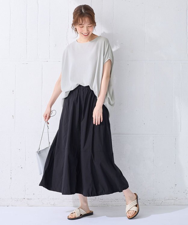 ANY ワッフルプルオーバー ライトグレー