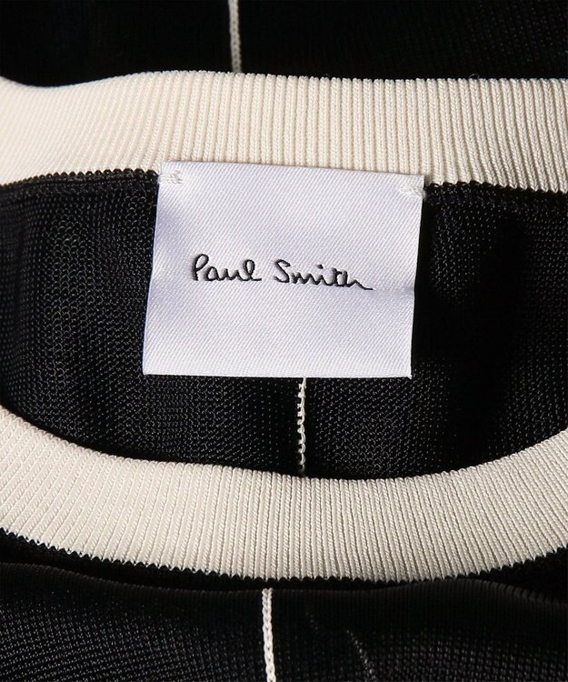 Paul Smith シアーレイヤード 半袖ニット ブラック
