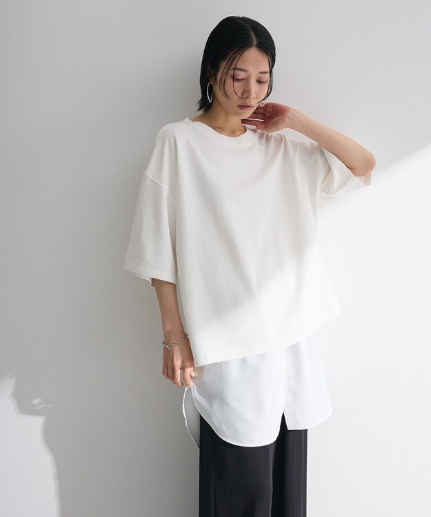 Green Parks ・ＳＵＧＡＲ　ＳＰＯＯＮ　ミニウラケワイドＴＥＥ Off White