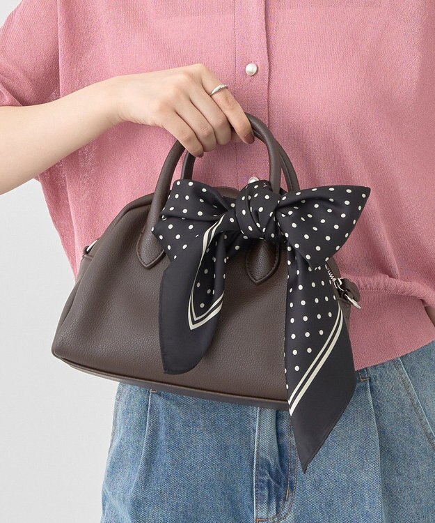 earth music&ecology アソートプリントスカーフ Black