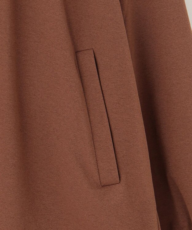 Feroux 【接触冷感・UVカット・吸水速乾】ラッシュガードフリル パーカー ダークブラウン系